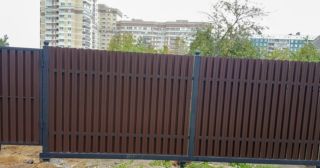 Купить распашные ворота из штакетника Ногинск, цена от 2792 руб.
