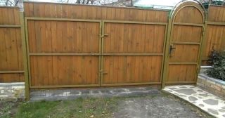 Купить распашные ворота деревянные Ногинск, цена от 2792 руб.